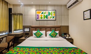 Standard Room | In-room safe, desk, blackout drapes, iron/ironing board - Treebo Bombay Palace (Chandigarh)