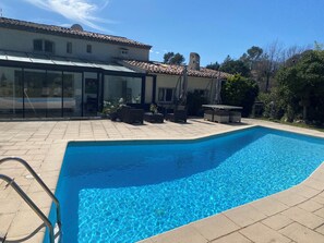 Pool - 4bed and 4bath villa with swimming pool in Roquefort les Pins (Roquefort-les-Pins)