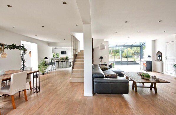 Living area - 4bed and 4bath villa with swimming pool in Roquefort les Pins (Roquefort-les-Pins)