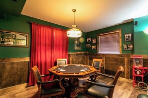 Poker table. - Mountain Retreat, 6000 Sq. Feet of Luxury and Fun (Campton)