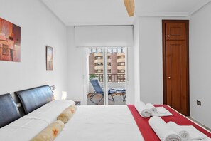 1 bedroom, iron/ironing board, travel crib, free WiFi