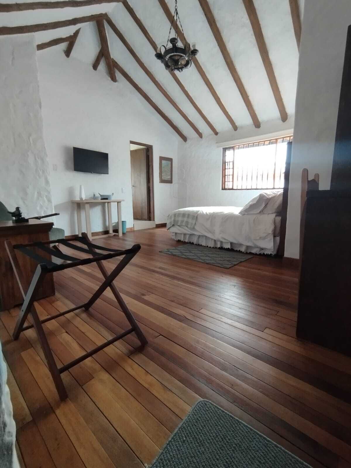 Individually decorated, individually furnished, desk, laptop workspace