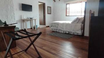 Individually decorated, individually furnished, desk, laptop workspace