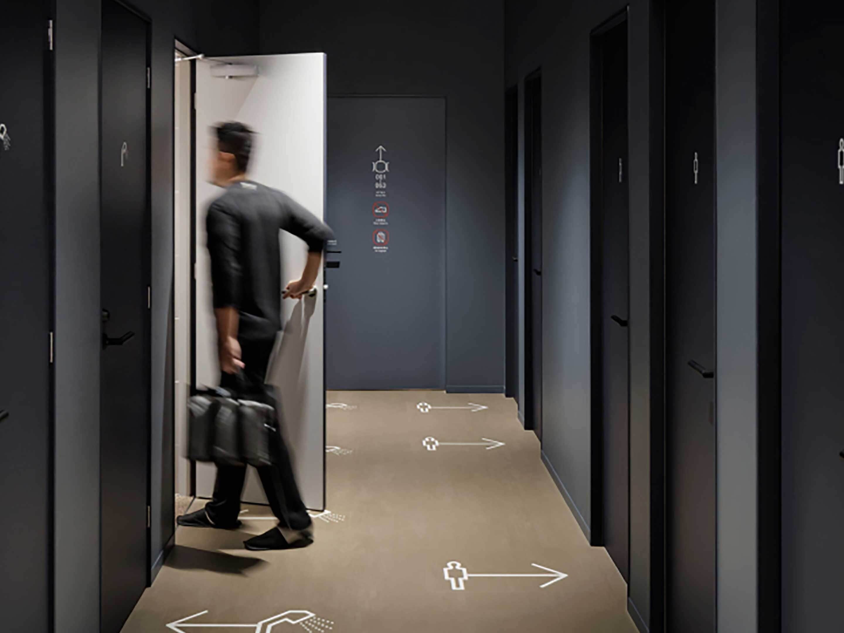 Shower, free toiletries, hair dryer, slippers