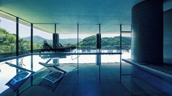 Pool - Deluxe Hollywood Twin with hot spring vs |  / Takeo Saga (Takeo)