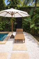 Two-Bedroom Private Pool Villa with Garden (Villa Aqua) | Courtyard view