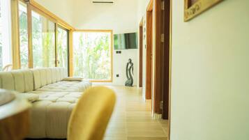 Deluxe-villa - 2 soveværelser - privat pool - udsigt til have | Udsigt fra værelset