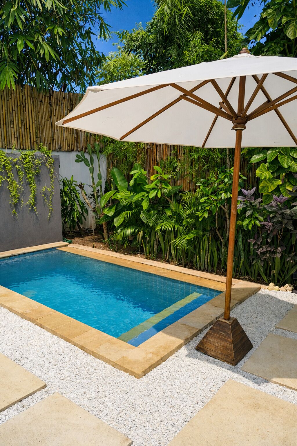 Villa, 2 Bedrooms, Private Pool, Garden View (Villa Aqua) | Pemandangan halaman dalam