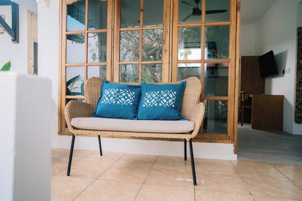 Chambre Double Supérieure, vue jardin | Vue de la chambre