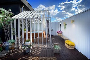 Vue sur la ville depuis l’hébergement 