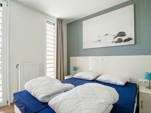 Chalet | 3 dormitorios, mobiliario individual, ropa de cama