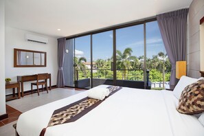 Design Villa, 3 Bedrooms, Garden View | View from room - Spacious 3BR Pool Access Villa Argent 7 (Thep Krasattri)