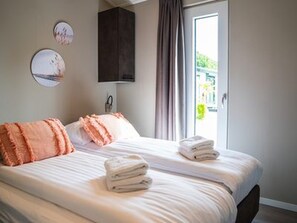 Alpehytte | 2 soveværelser, individuel indretning, sengetøj