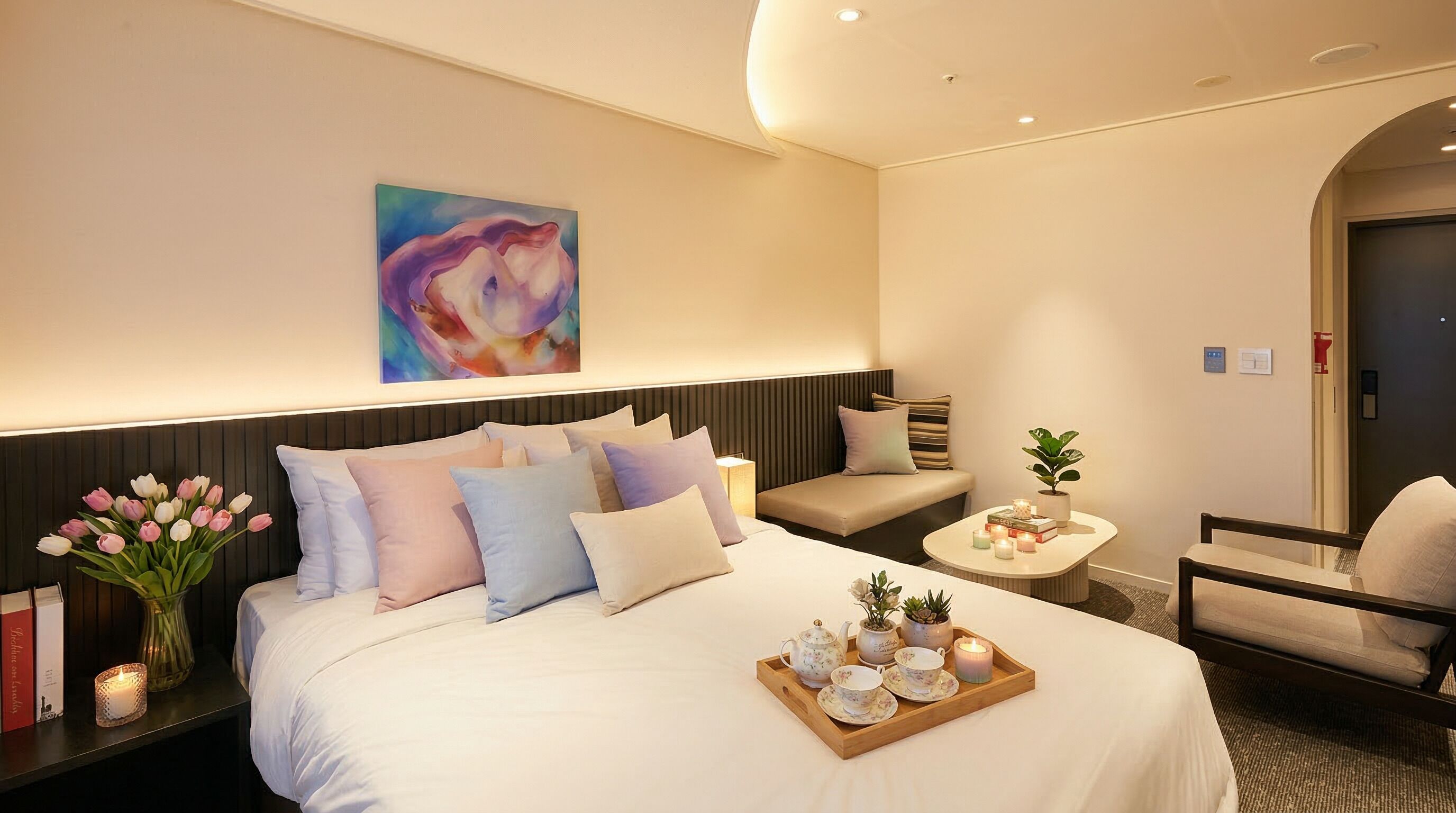 Premier Queen Sandy Beach | 隔音、免费 WiFi、床单