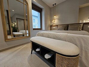 1 dormitorio, tabla de planchar con plancha, wifi gratis y ropa de cama