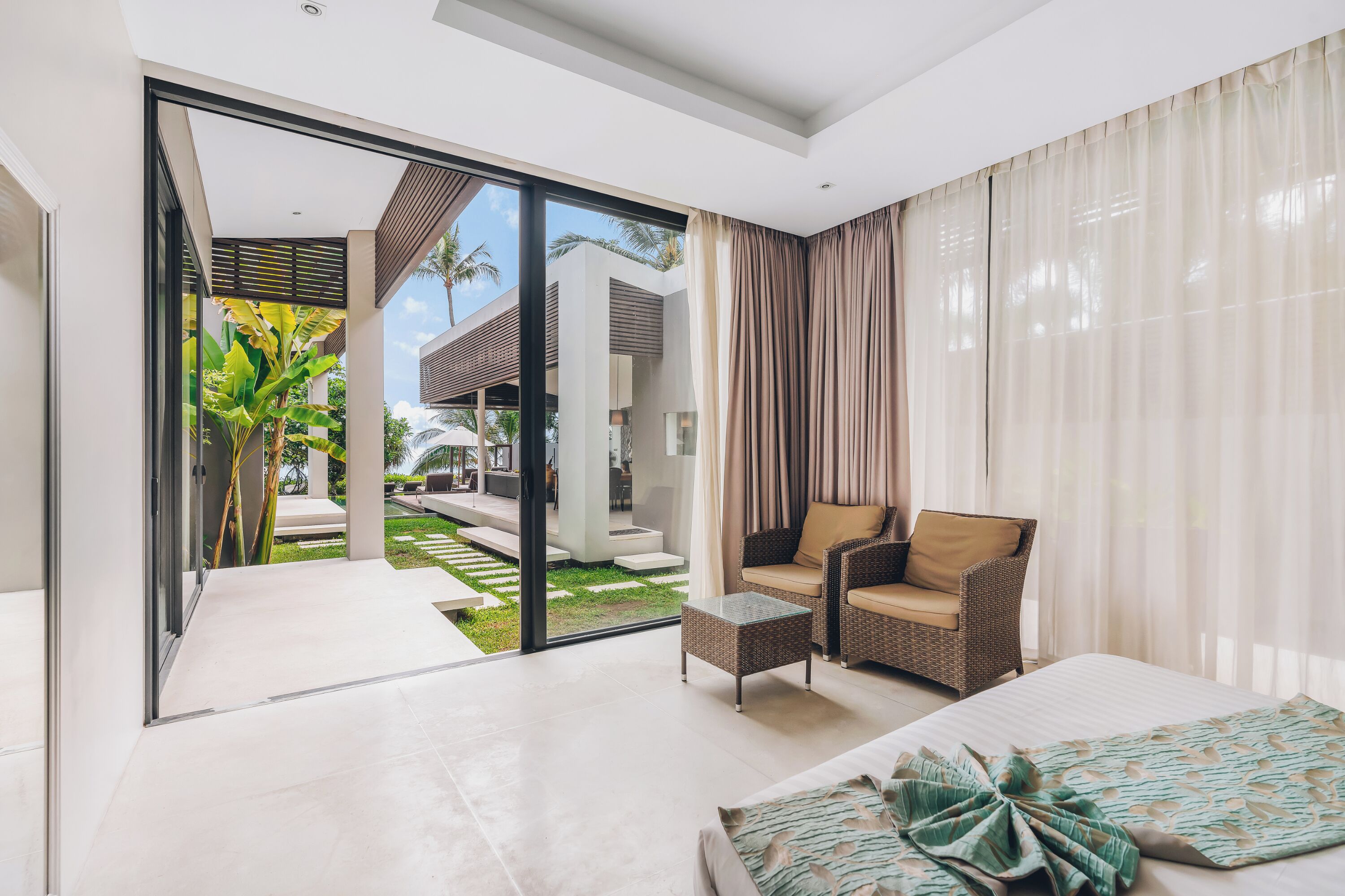 Vila (3 Bedrooms) | Pemandangan taman