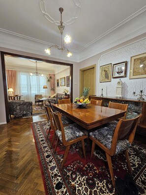 Dining - Spacious, stylish and cozy apartment in the very center of Sofia (София)