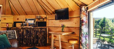 Luxury Cabin, 1 Bedroom (The Wee Bears Den) | Cadar katil