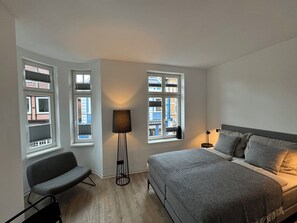 1 bedroom, iron/ironing board, free WiFi, bed sheets - Apartment house „Buxtehude – St.-Petri-Platz“ – Apartment 2 (Buxtehude)