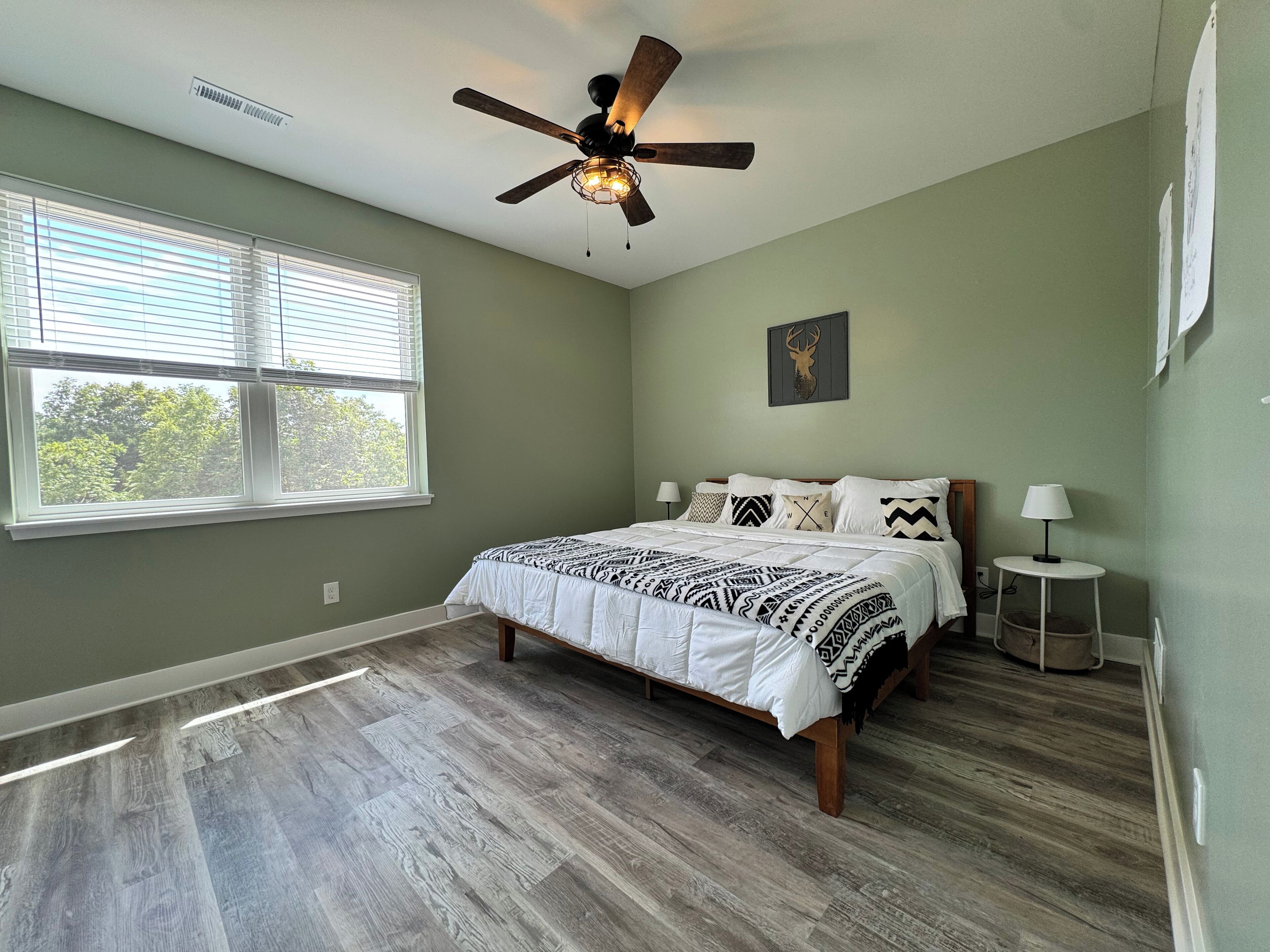 2 bedrooms, iron/ironing board, travel crib, free WiFi