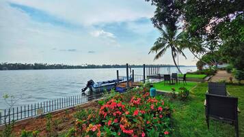 Blick von der Unterkunft