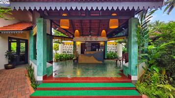 Fassade der Unterkunft