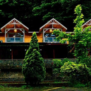 Fassade der Unterkunft