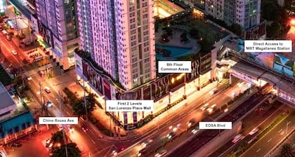 Cozy 2-Bedroom 2-Bath condo San Lorenzo Place Makati WiFi 4KM NAIA