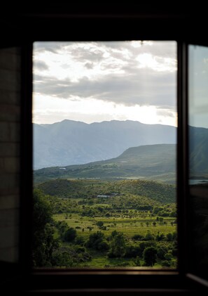 Uitzicht vanaf balkon