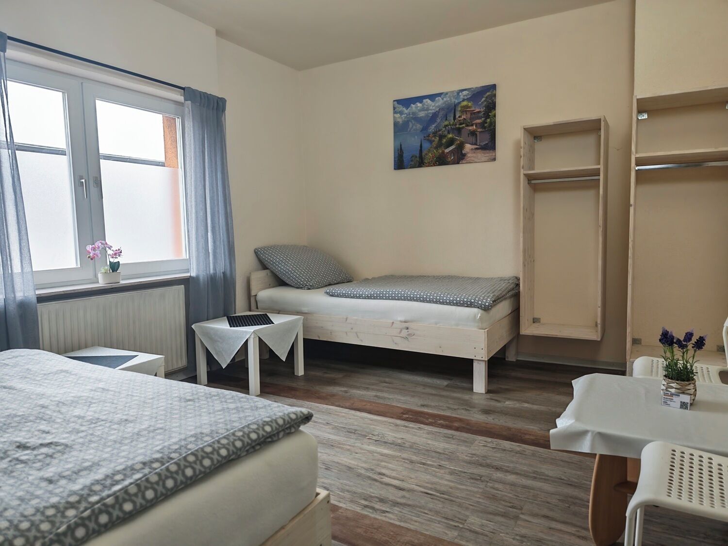 Chambre Double, salle de bains commune