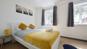 Desk, iron/ironing board, free WiFi, bed sheets