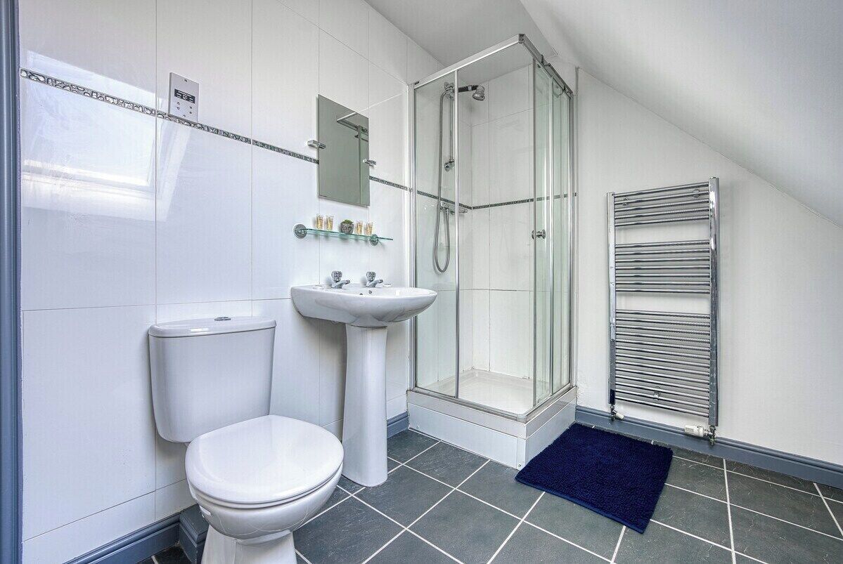 Hair dryer, towels
