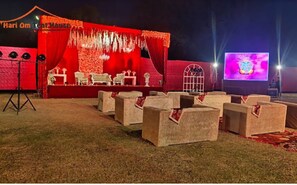 Outdoor wedding area - Sanskaram Stays By GRB (Greater Noida)