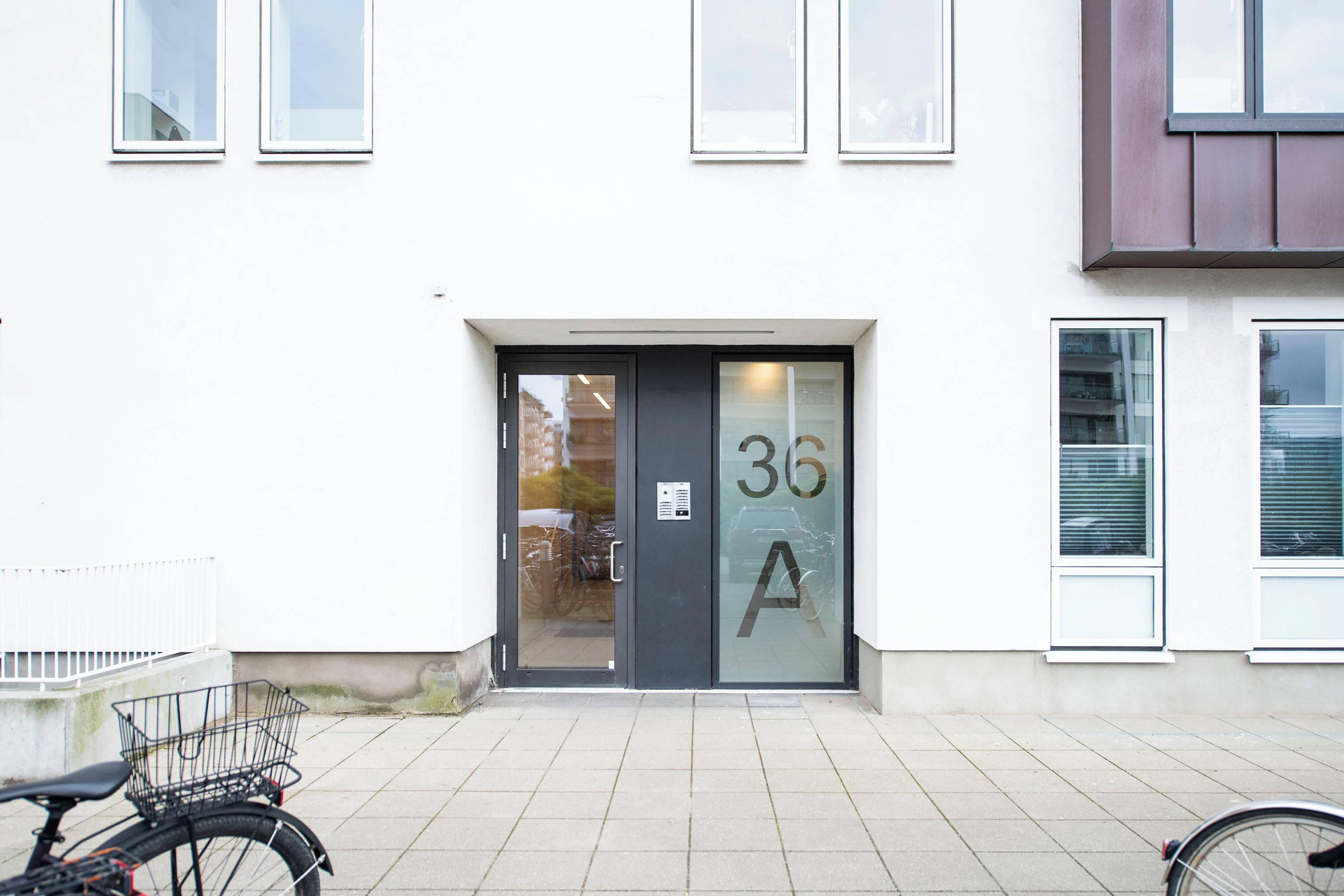 숙박 시설 입구