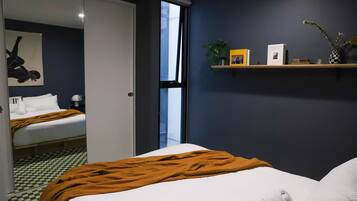 1 bedroom, iron/ironing board, Internet, bed sheets