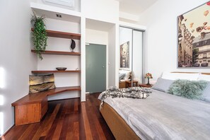 2 室のベッドルーム、アイロン / アイロン台、WiFi、ベッドシーツ