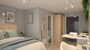 Deluxe Studio, 1 Double Bed | Blackout drapes, iron/ironing board, free WiFi