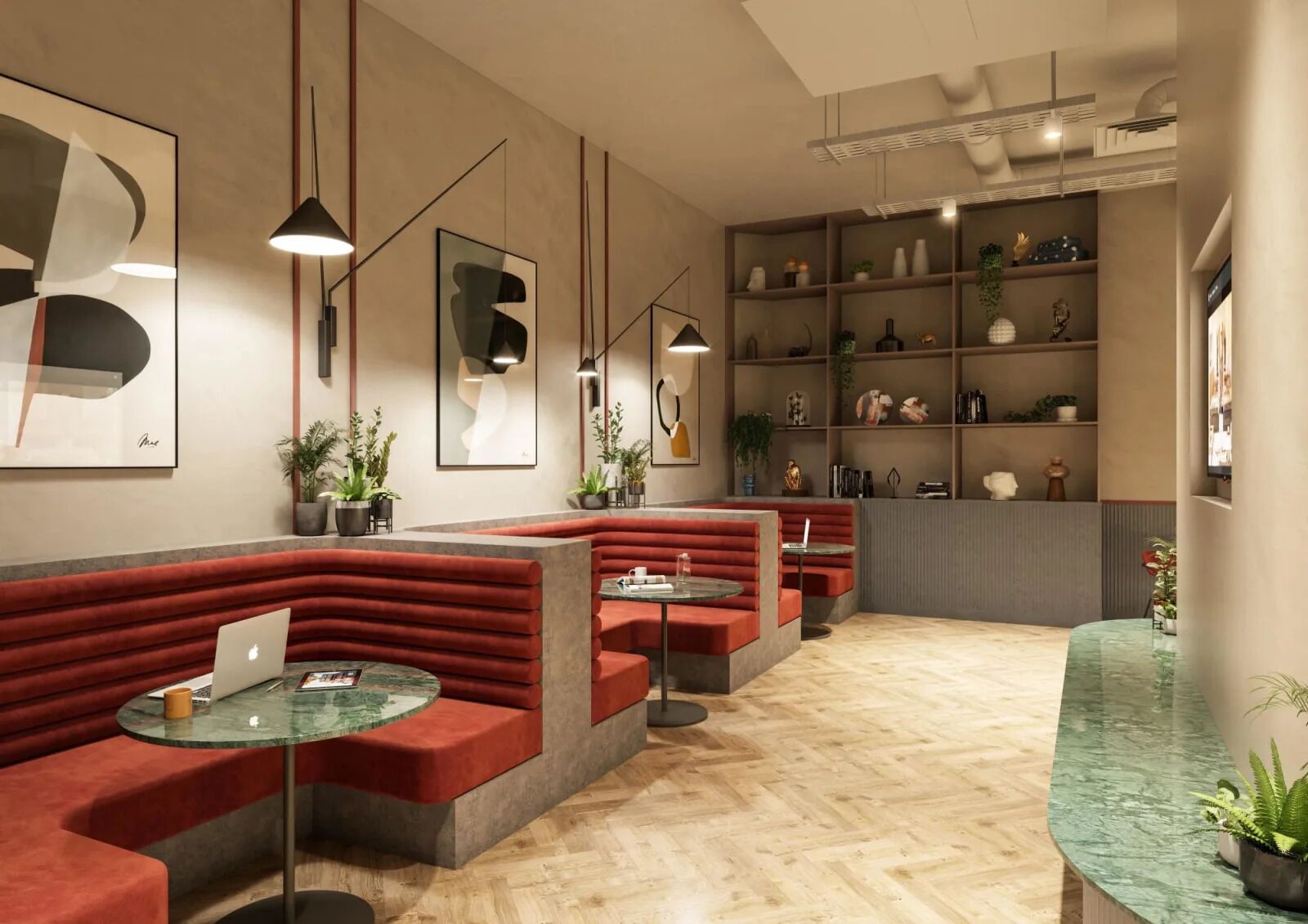 Lobby sitting area