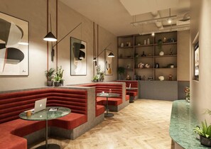 Coin salon dans le hall