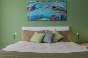 公寓, 陽台 | 1 間臥室、書桌、筆電工作空間、熨斗/熨衣板