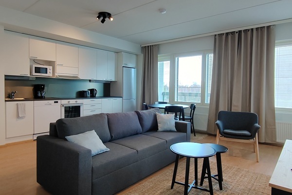 Standard Apartment, Balcony | Living area | Flat-screen TV