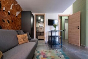 Living area - Vatican Boutique Apartment with large Terrace (Roma)