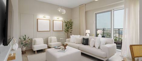 Deluxe-Apartment | Wohnbereich