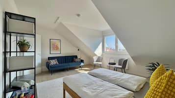 2 Schlafzimmer, Reisekinderbett, WLAN, Bettwäsche