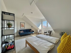 2 quartos, escrivaninha, berço de viagem, Wi-Fi