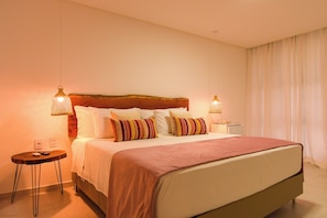 Deluxe Double Room, Pool View | Premium bedding, pillow-top beds, minibar, individually decorated - Milie Lounge Pousada (Japaratinga)