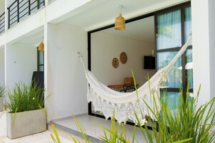 Premium bedding, pillowtop beds, minibar, individually decorated