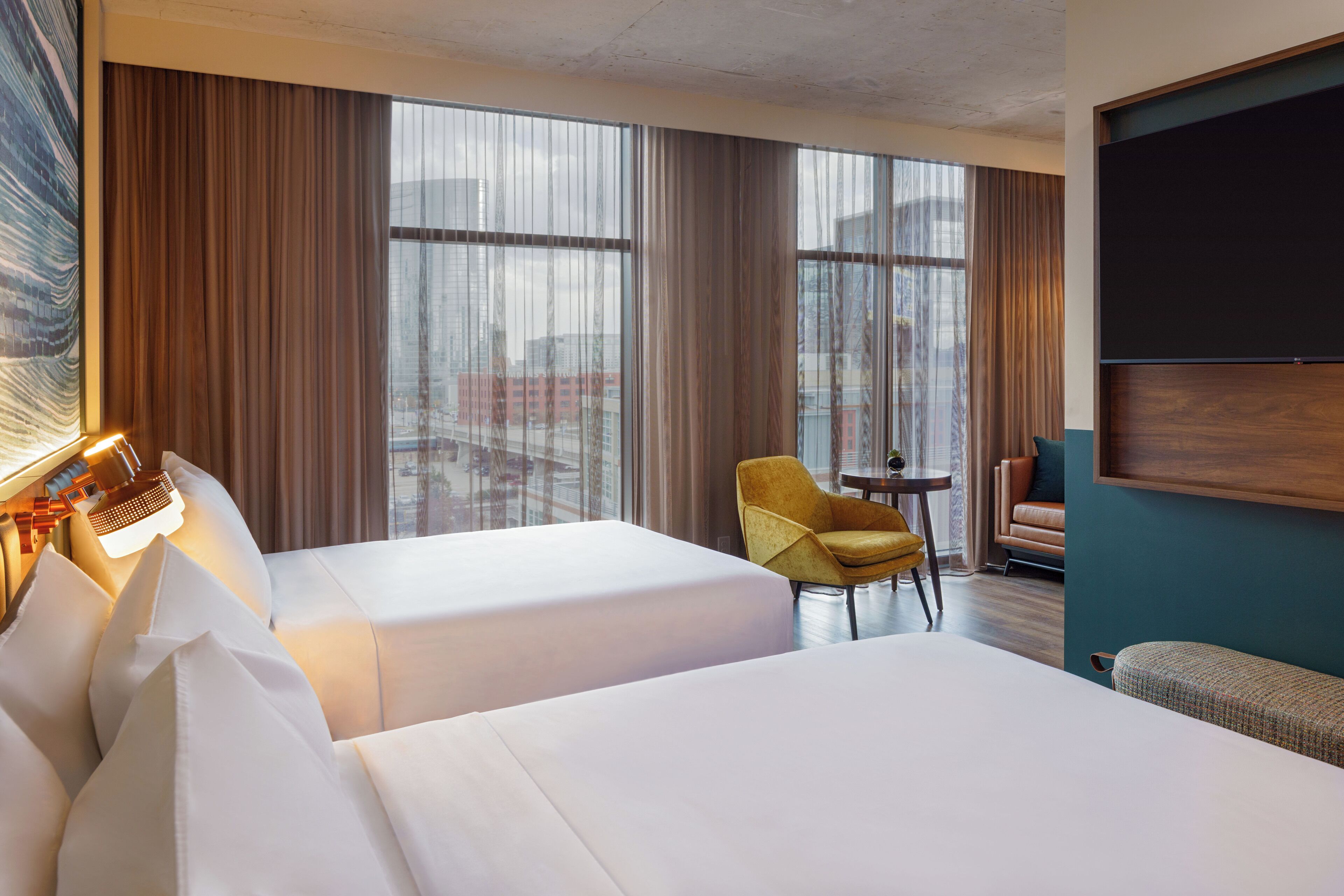 Deluxe Room, 2 Double Beds | Hypo-allergenic bedding, in-room safe, blackout drapes