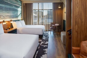 Zimmer, 2 Doppelbetten (High Floor) | Allergikerbettwaren, Zimmersafe, Verdunkelungsvorhänge