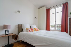 2 chambres, fer et planche Ă repasser, Wi-Fi, draps fournis